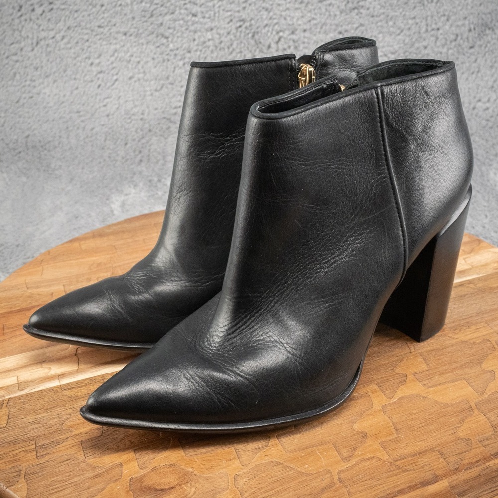 Ladies Brazilian Carrano Ankle Boot Size 8 Black Bootie Shoes - Picture 3 of 8